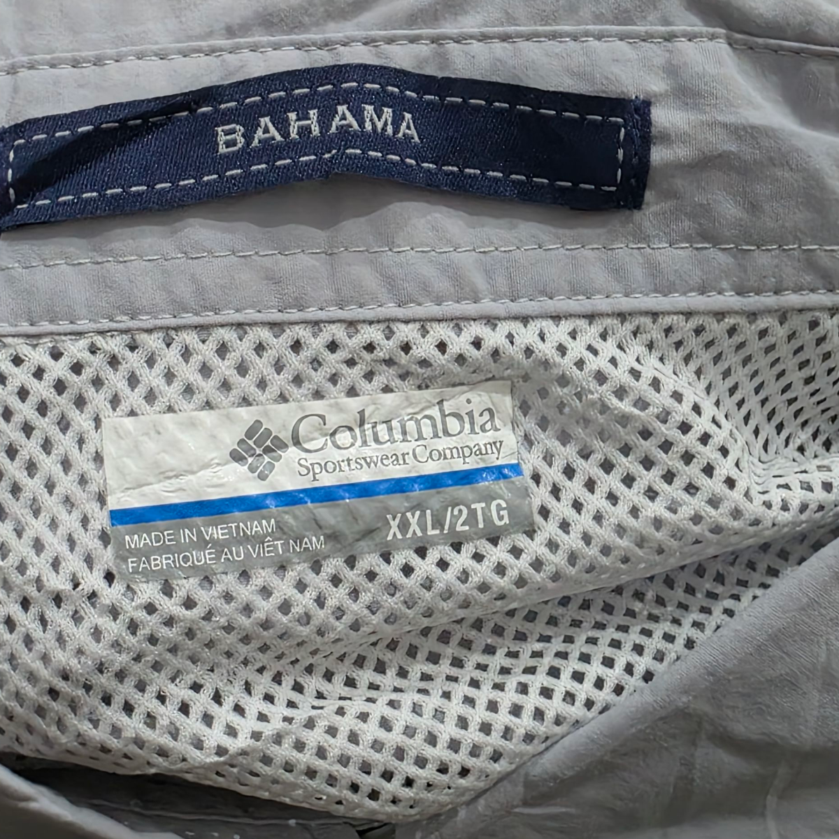 Camisa Manga Corta Columbia Pfg 2xl Omni Shade Gris