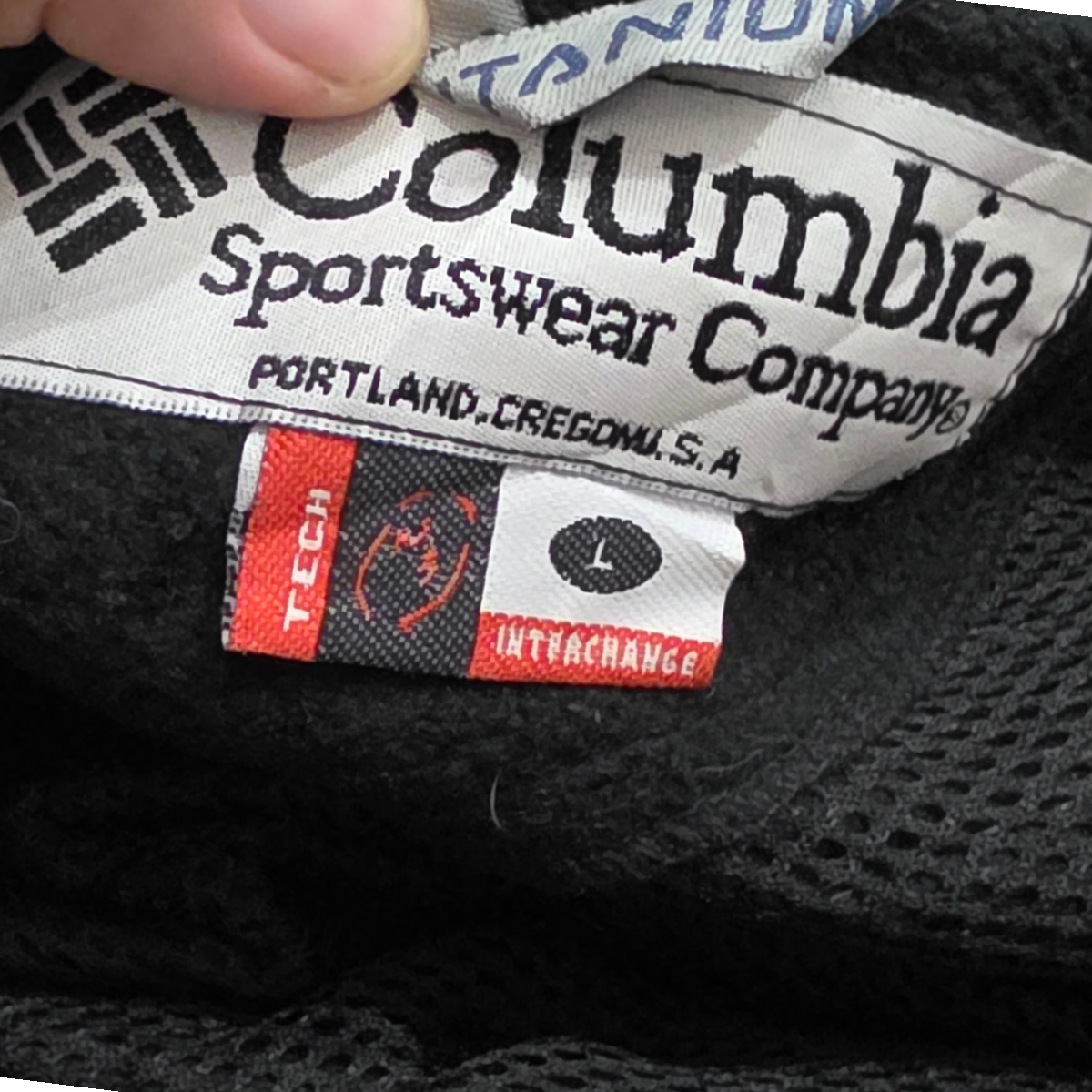 Chamarra Columbia Grande L Interchange 2 En 1 Negro