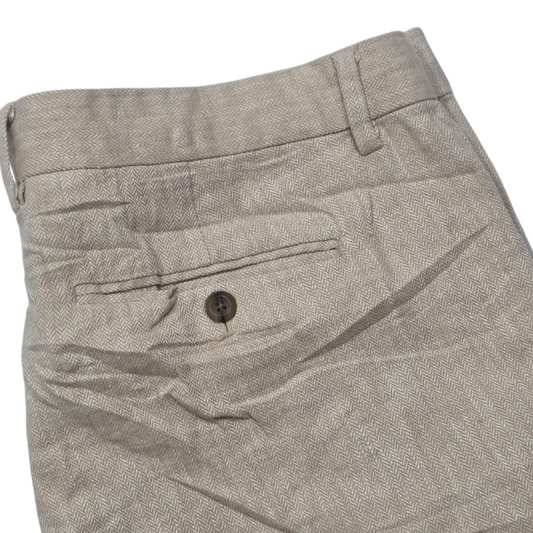 Pantalon Tailored Fit Banana Republic 35x30 Cafe Claro