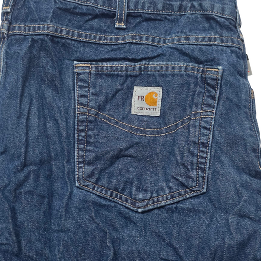 Pantalon Relaxed Fit Carhartt 42x32 Azul