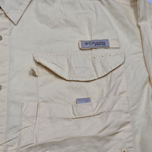 Camisa Columbia Grande L Amarillo