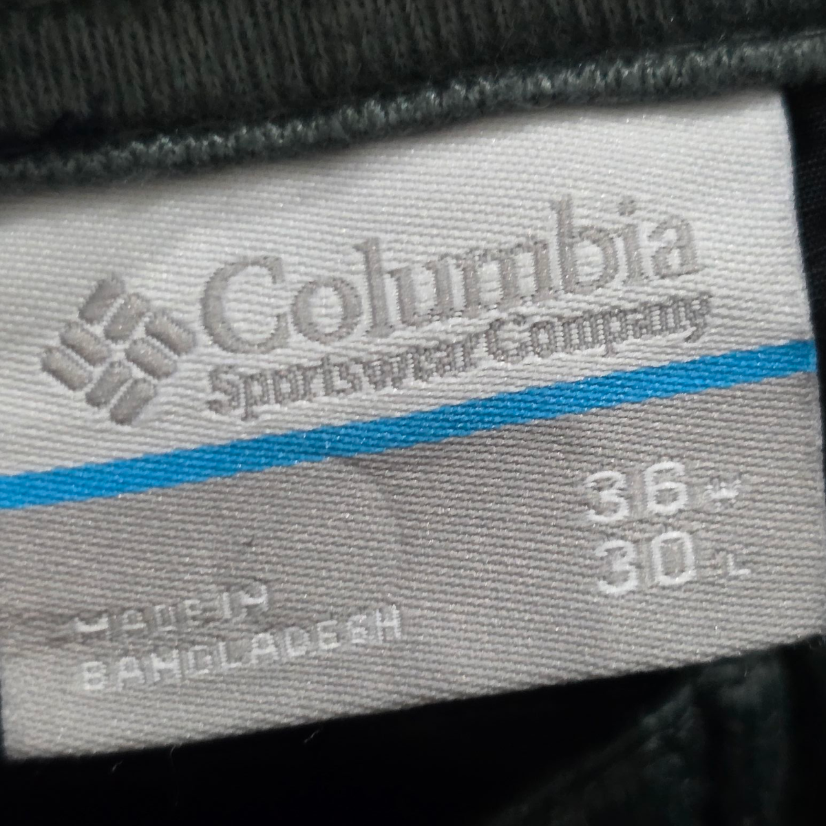 Pantalon Convertible Columbia 36x30 Negro Omni Shade