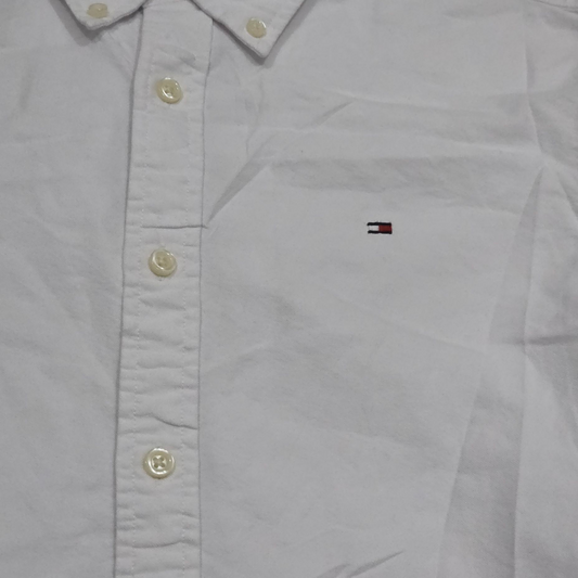 Camisa Tommy Hilfiger Chico S Custom Fit Blanco