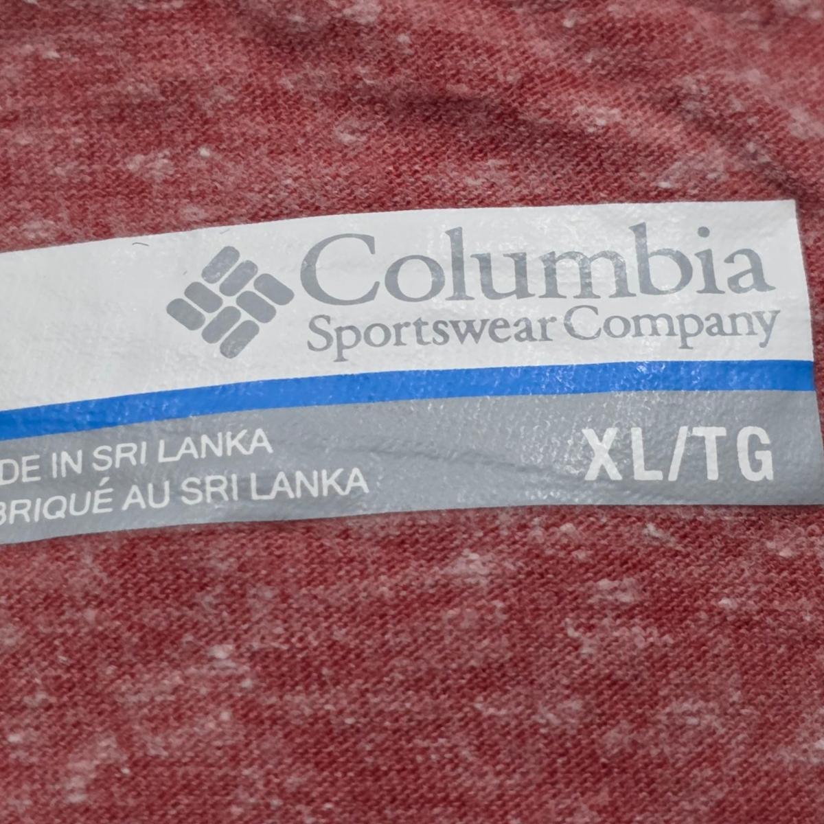 Playera Columbia Xgrande Xl Coral Oscuro