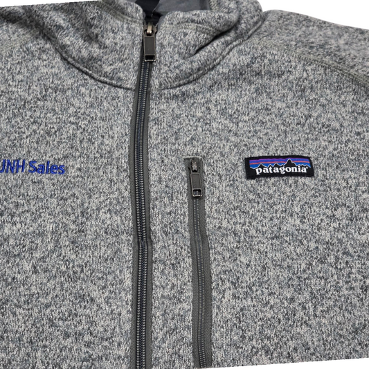 Sudadera Patagoni Grande L Gris Medio Cierre