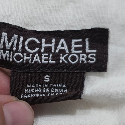Camisa Manga Corta Michael Kors Chico S Blanco
