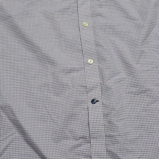 Camisa Tommy Hilfiger 2xl 18 36/37 Cuadro Morado