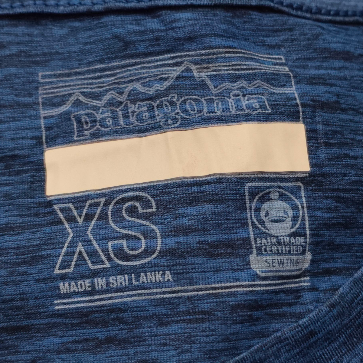 Playera Manga Larga Patagonia Xhico Xs Azul