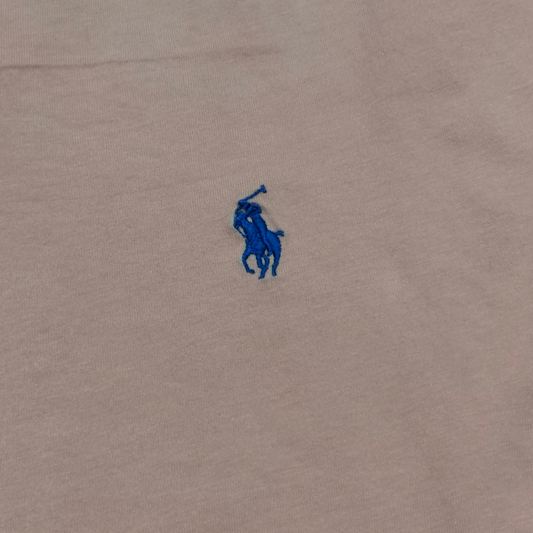 Playera Ralph Lauren Chico S Naranja Pony Azul