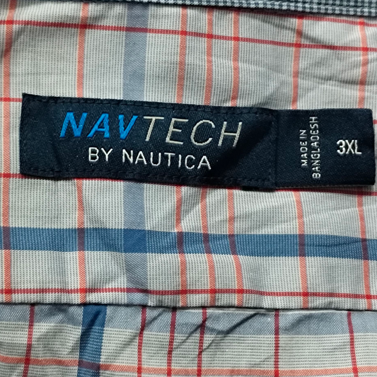 Camisa Nautica 3xl Navtech Azul Cuadro