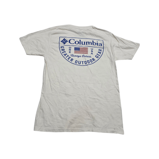Playera Columbia Chico S Blanca