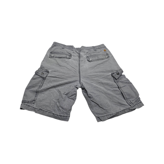 Bermuda Cargo Carhartt Talla 34 Gris Deslavado