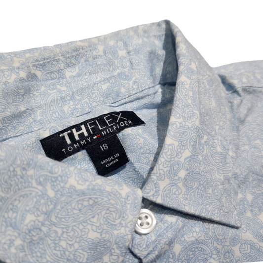 Camisa Tommy Hilfiger Chico S Azul