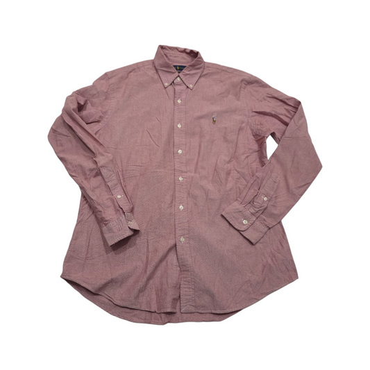 Camisa Ralph Lauren Grande L Custom Fit Coral Pony Colores