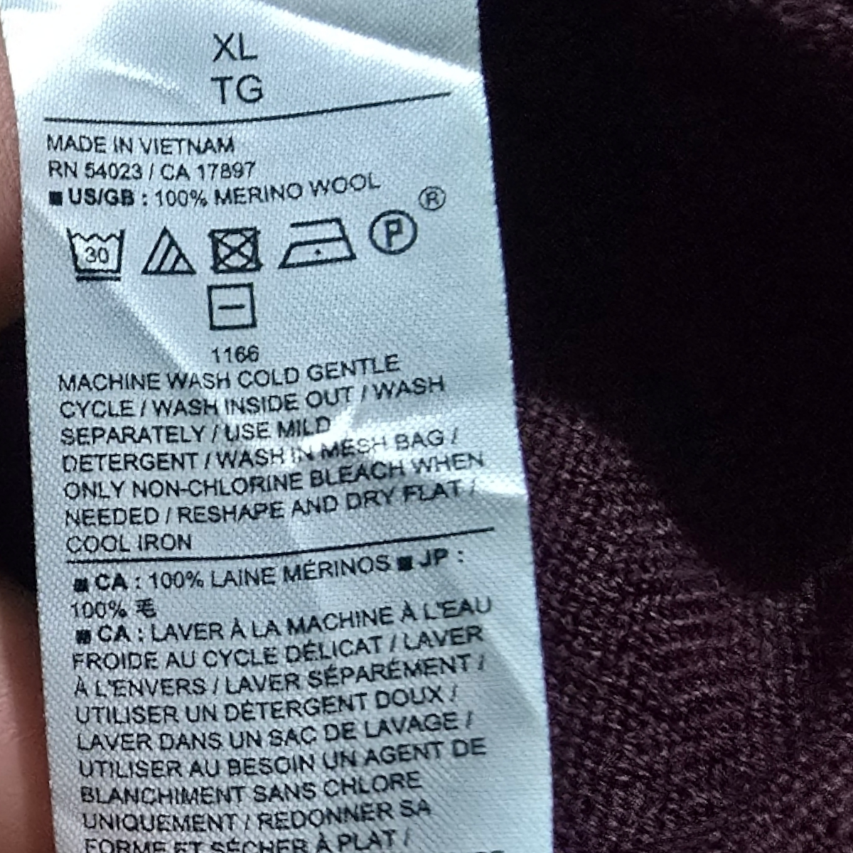 Sueter Banana Republic Xgrande Xl Color Vino