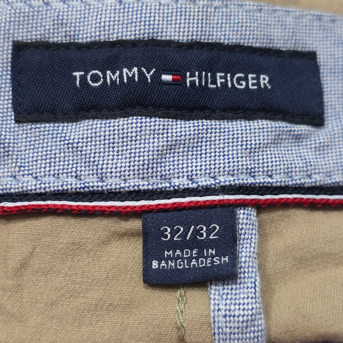 Pantalon Tommy Hilfiger 32x30 Slimfit Cafe