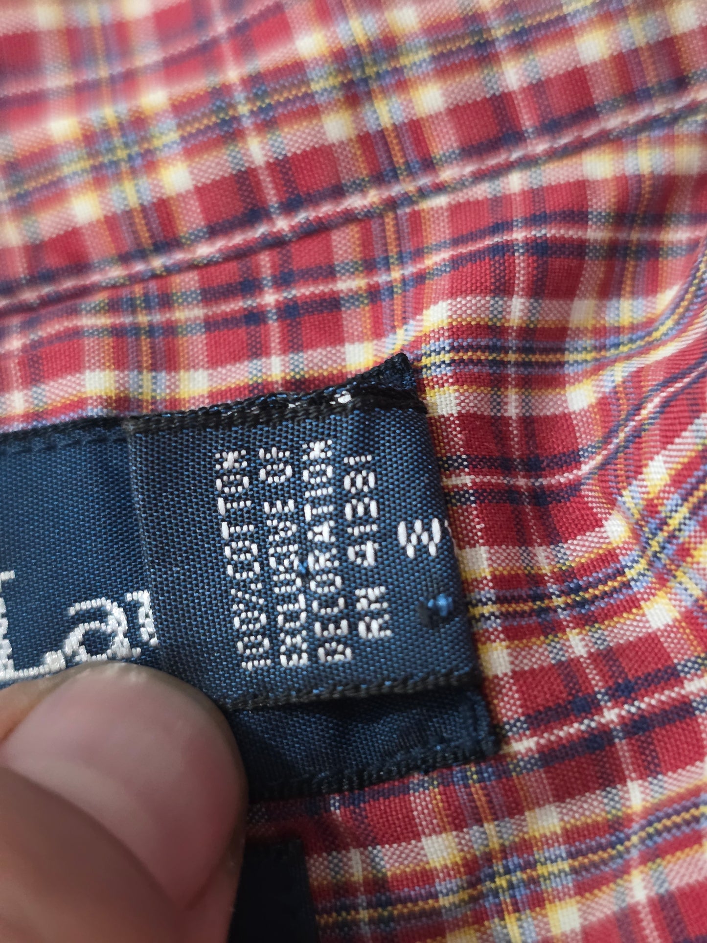 Camisa Ralph Lauren Mediana M Custom Fit Cuadro Rojo