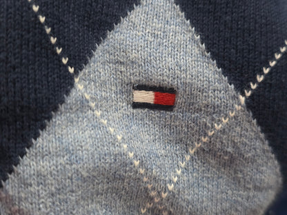 Sueter Tommy Hilfiger Mediana M Azul Figuras