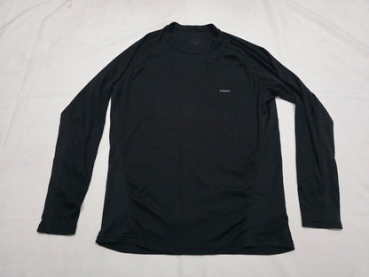 Playera Manga Larga Patagonia Capilene Grande L Negro