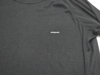 Playera Manga Larga Patagonia Capilene Grande L Negro