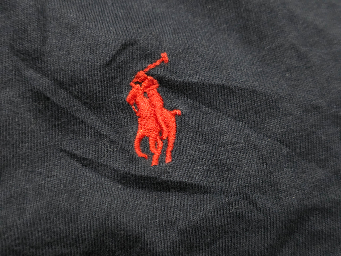 Playera Manga Larga Ralph Lauren Xgrande Xl Azul Pony Rojo