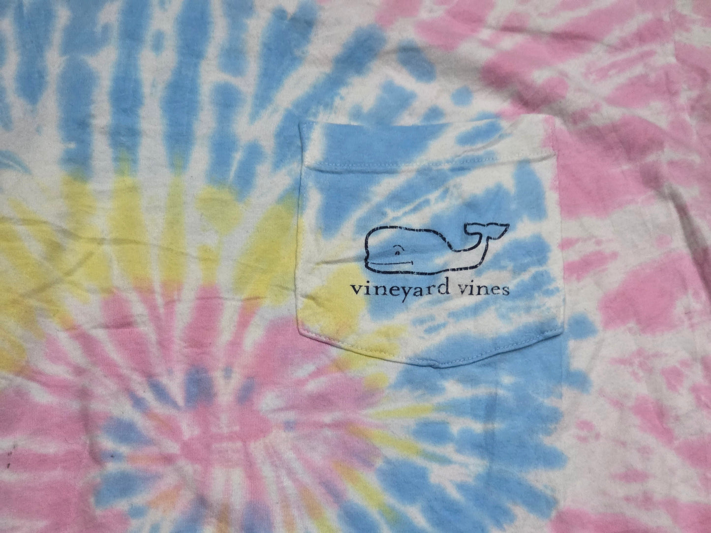 Playera Vineyard Vines Xgrande Xl Azul Rosa Amarillo