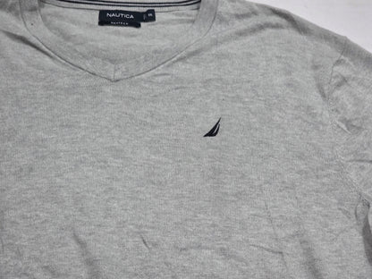 Sueter Nautica 2xl Gris Cuello V
