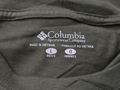 Playera Manga Larga Columbia Grande L Verde