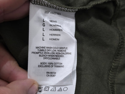 Playera Manga Larga Columbia Grande L Verde