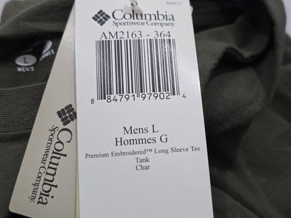 Playera Manga Larga Columbia Grande L Verde