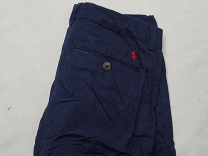 Pantalon Ralph Lauren Adolescente 18 Azul Pony Rojo