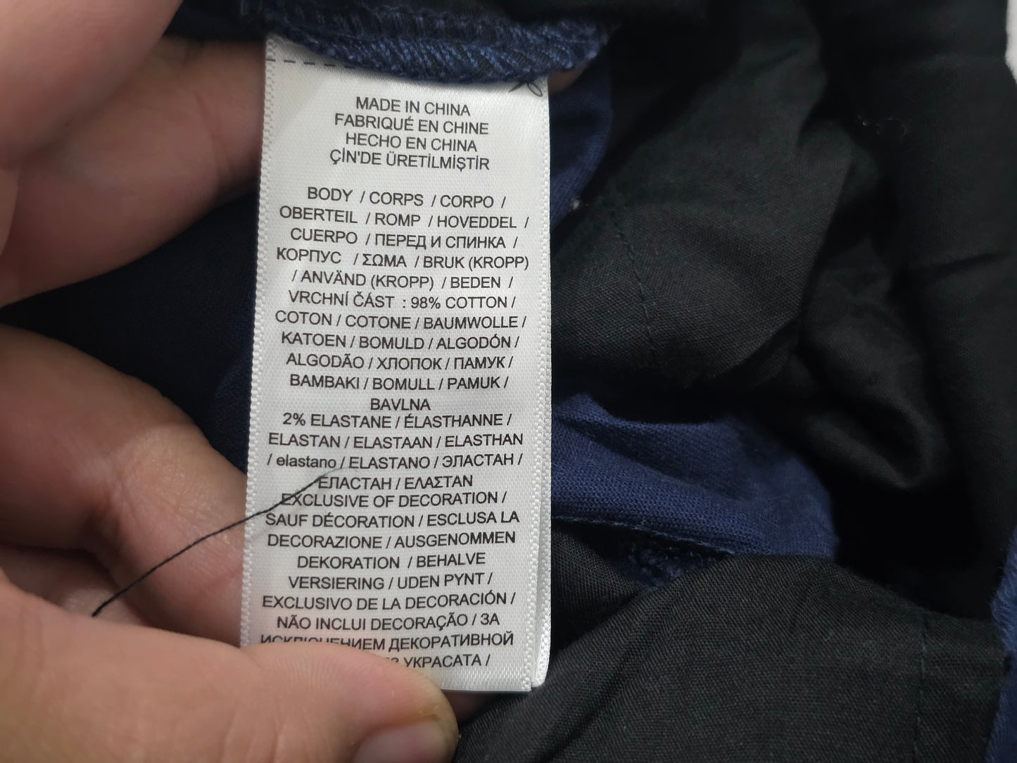 Pantalon Ralph Lauren Adolescente 18 Azul Pony Rojo