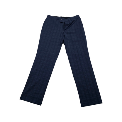 Pantalon Vestir Slimfit Banana Republic 31x30 Azul Cuadro