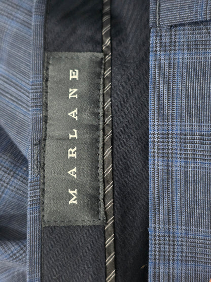 Pantalon Vestir Slimfit Banana Republic 31x30 Azul Cuadro