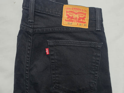 Pantalon Recto Levis 514 31x30 Negro