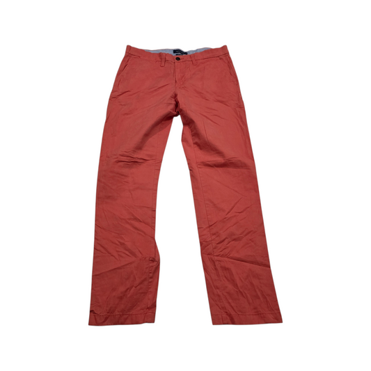Pantalon Custom Fit Tommy Hilfiger 31x32 Coral Oscuro