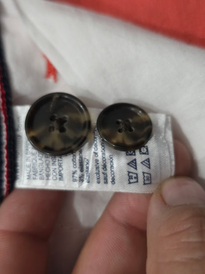 Pantalon Custom Fit Tommy Hilfiger 31x32 Coral Oscuro