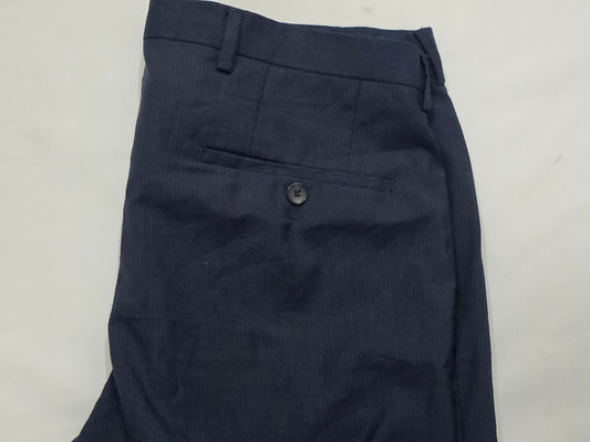 Pantalon Vestir Recto Hugo Boss 32r Azul