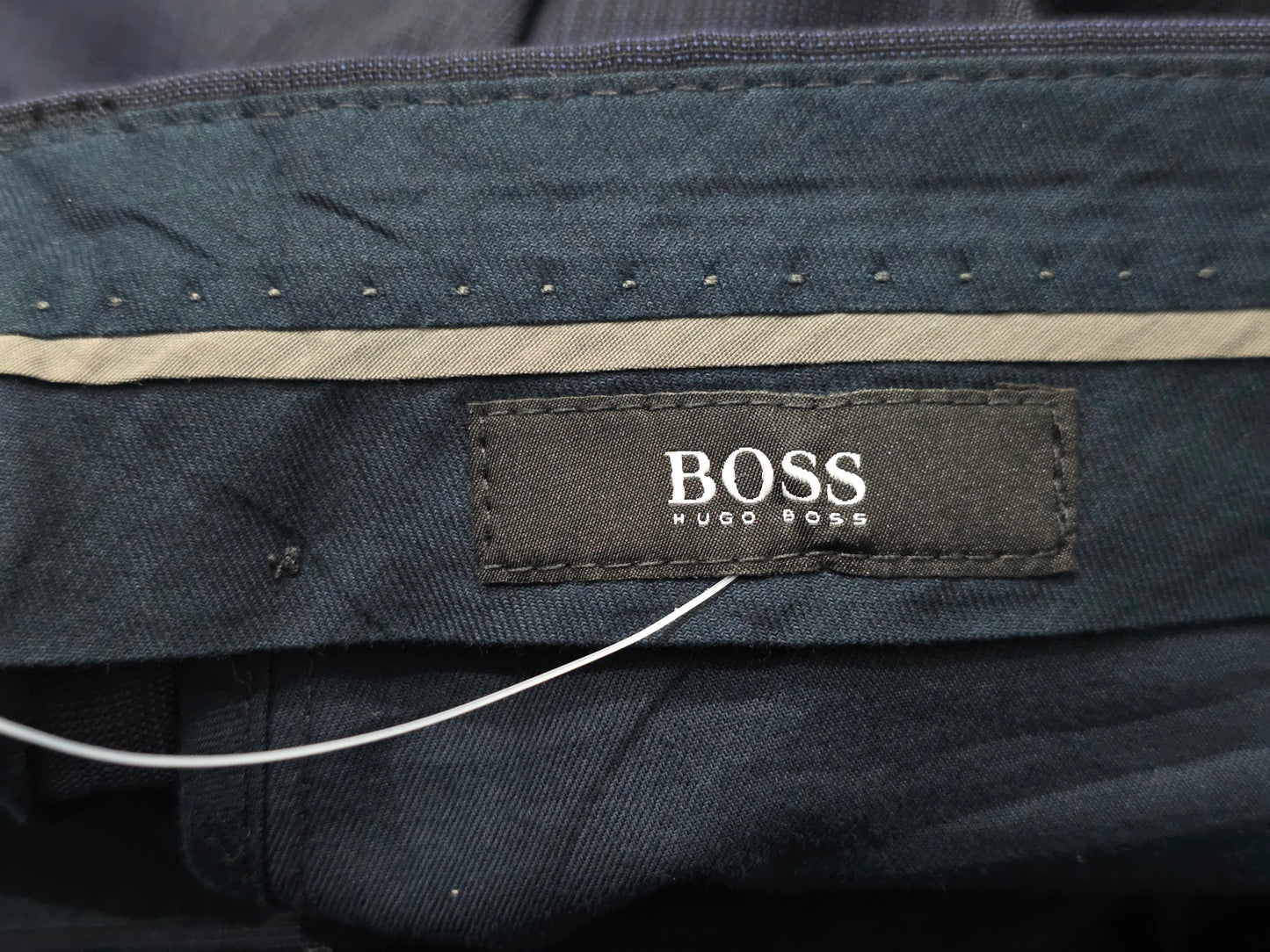 Pantalon Vestir Recto Hugo Boss 32r Azul