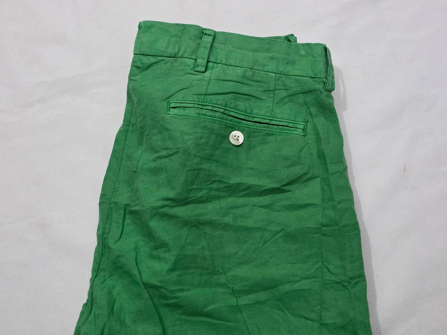 Pantalon Recto Ralph Lauren 32x30 Verde Deslavado