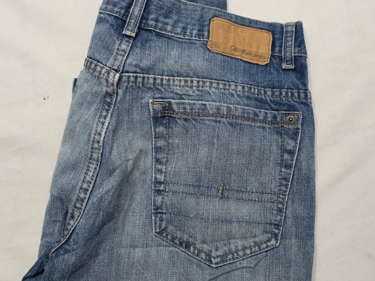 Pantalon Bootcut Calvin Klein Talla 32 Azul Deslavado