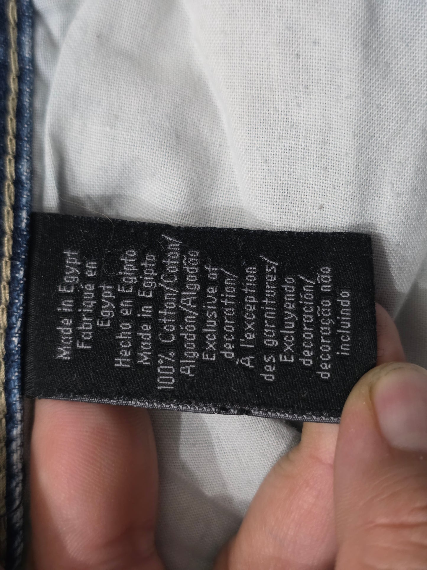 Pantalon Bootcut Calvin Klein Talla 32 Azul Deslavado