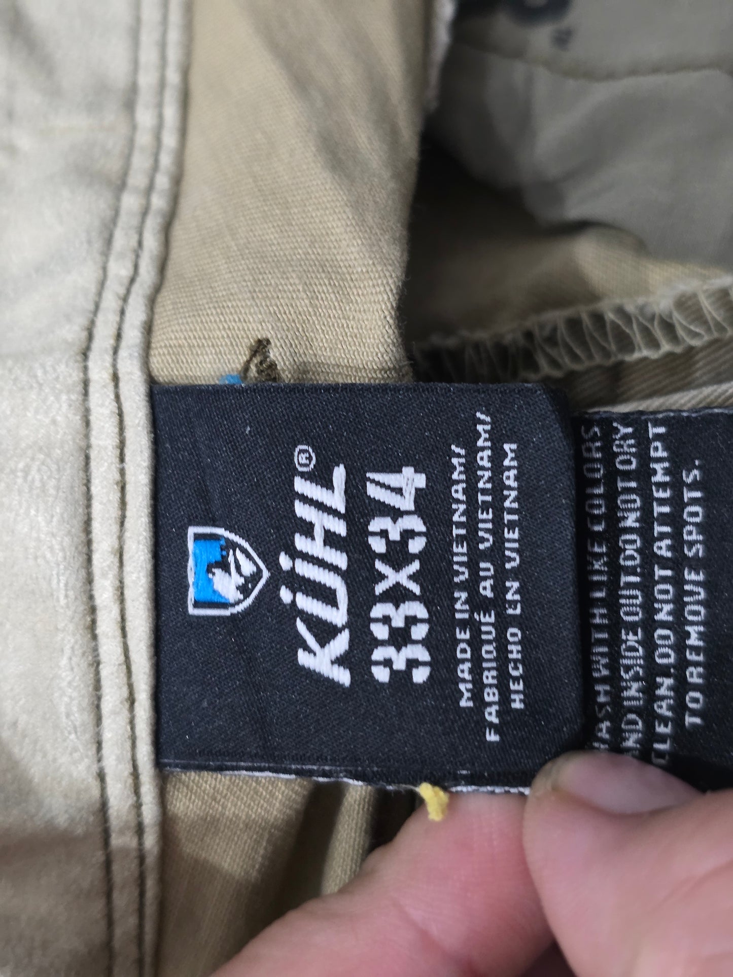 Pantalon Kuhl 33x34 Verde Deslavado