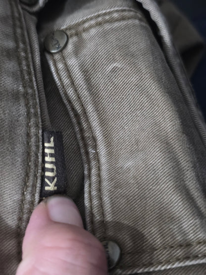 Pantalon Kuhl 33x34 Verde Deslavado