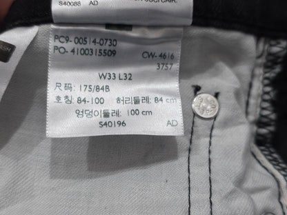 Pantalon Recto Levis 513 33x30 Negro