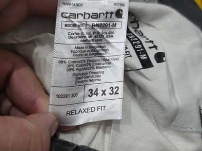 Pantalon Relaxed Fit Carhartt 34x32 Gris