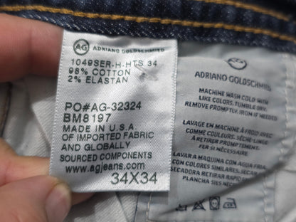 Pantalon Adriano Goldschmied 34x34 Azul Marino