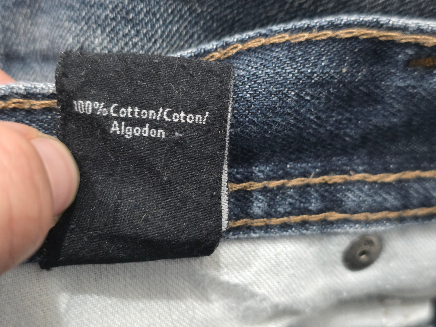 Pantalon Rocker Recto Calvin Klein Talla 34 Azul