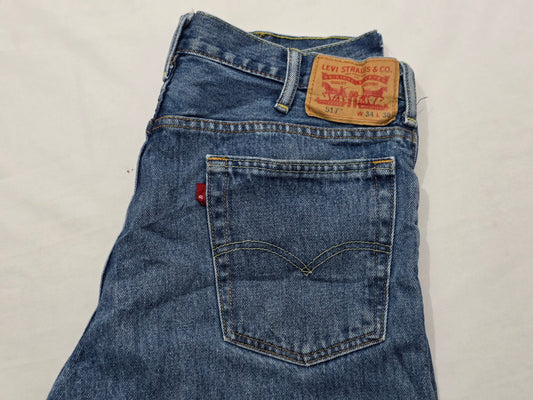 Pantalon Bota Levis 517 34x30 Azul