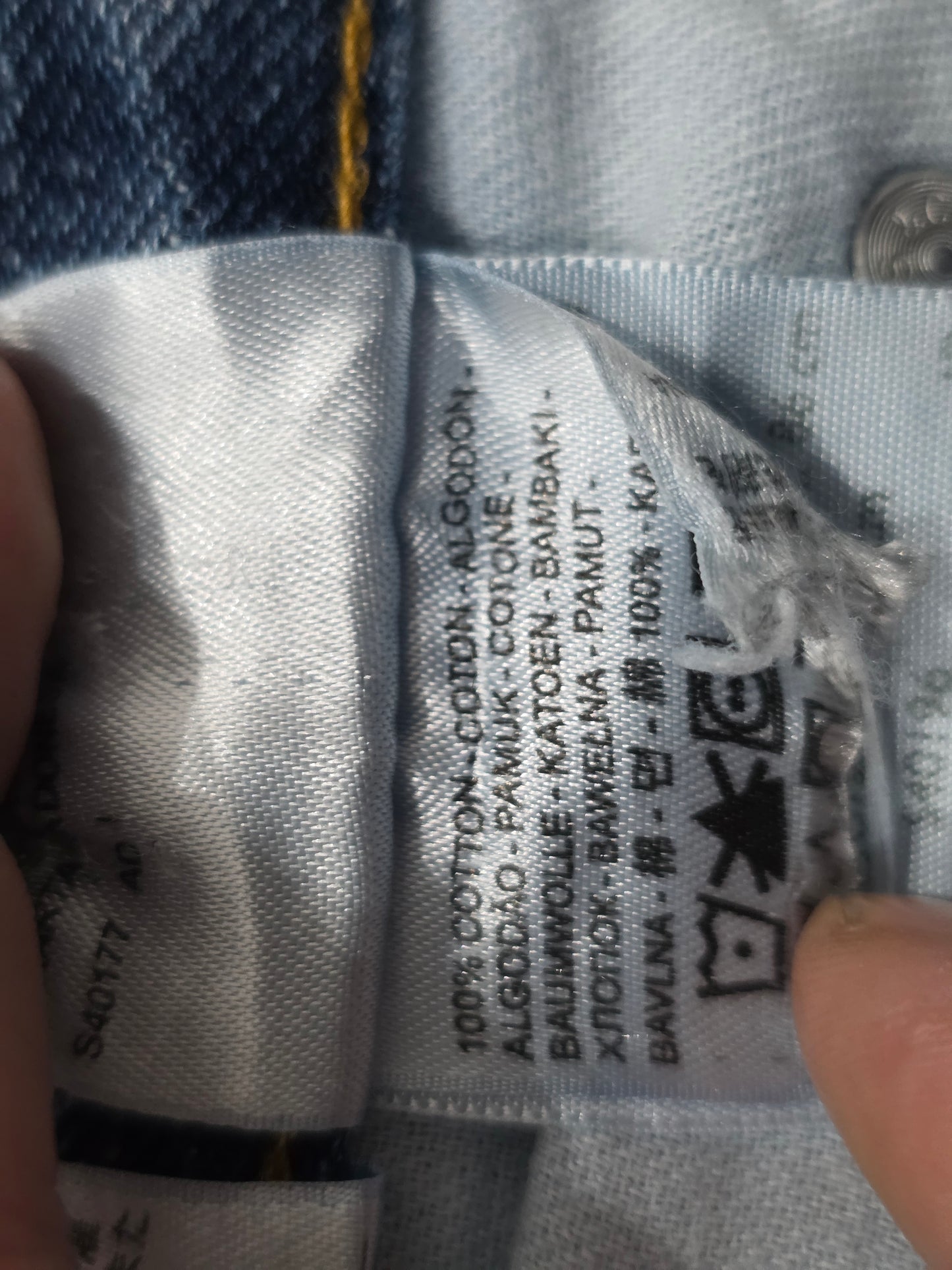 Pantalon Bota Levis 517 34x30 Azul